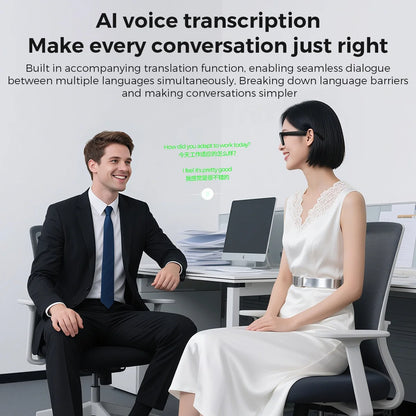 Ivision6 AI Smart Glasses with Chatgpt Integration - Hands-Free Translation & Camera, 1080P Video Recording, 32GB Memory